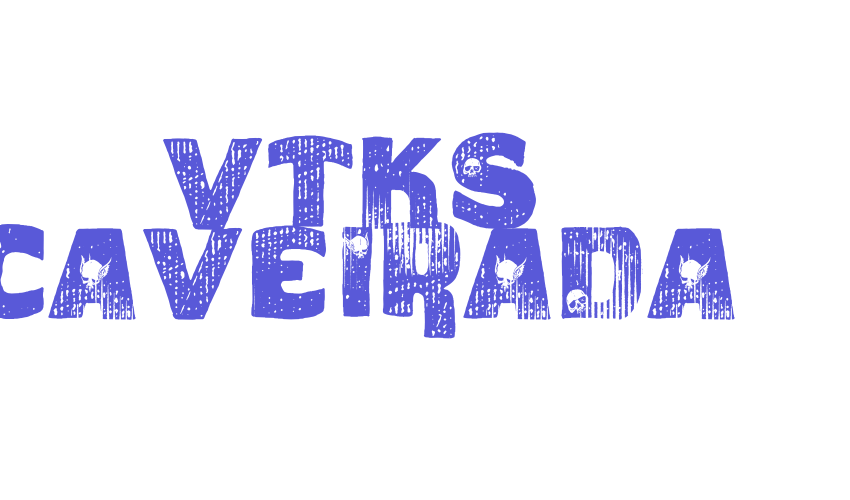 vtks caveirada Font Download