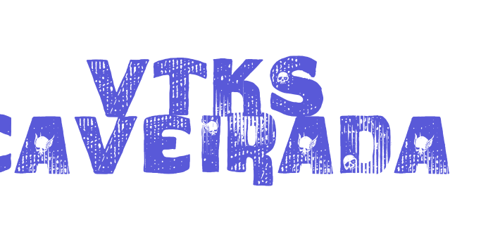 vtks caveirada Font Download