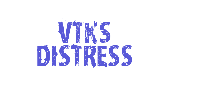 vtks distress Font Download