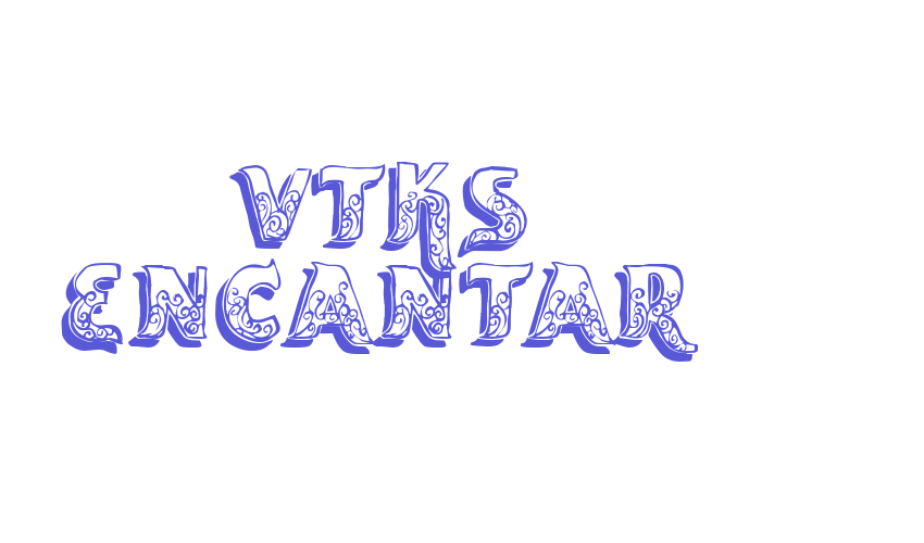 vtks encantar Font