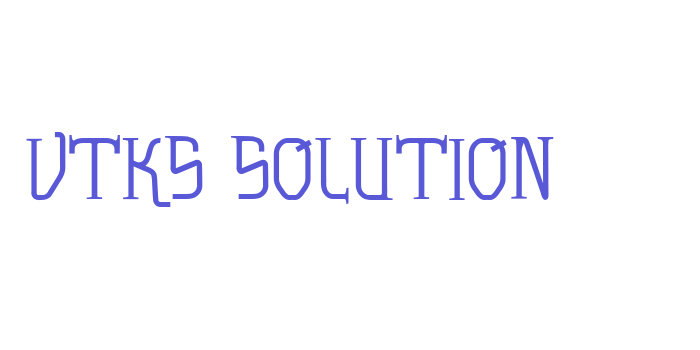 vtks solution Font Download