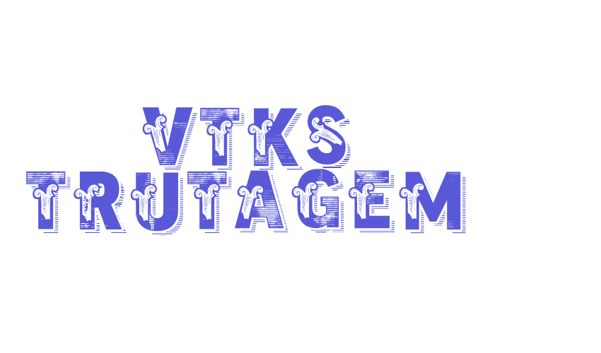 vtks trutagem Font Download