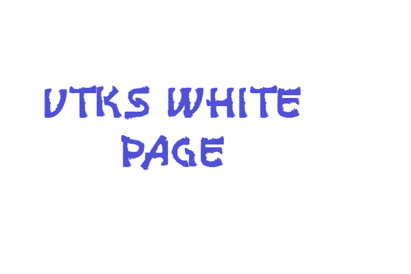 vtks white page Font Download