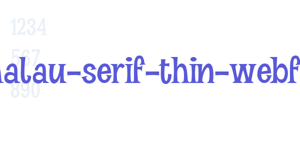 vvds-halau-serif-thin-webfont font