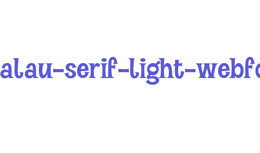 vvds-halau-serif-light-webfont Font