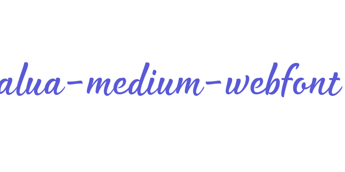 waialua-medium-webfont Font Download