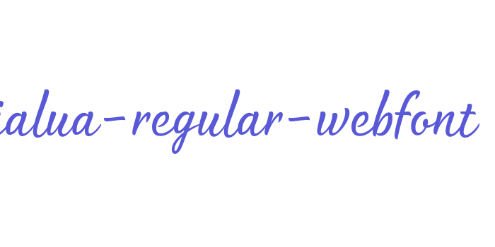 waialua-regular-webfont Font Download