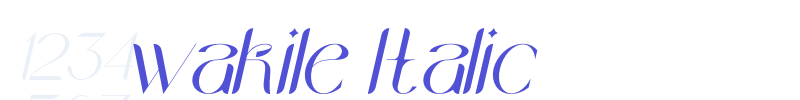 wakile Italic