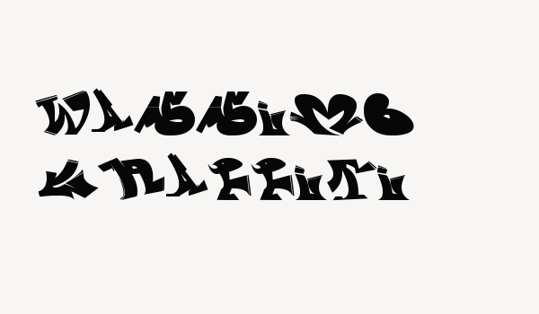 wassimo graffiti Font