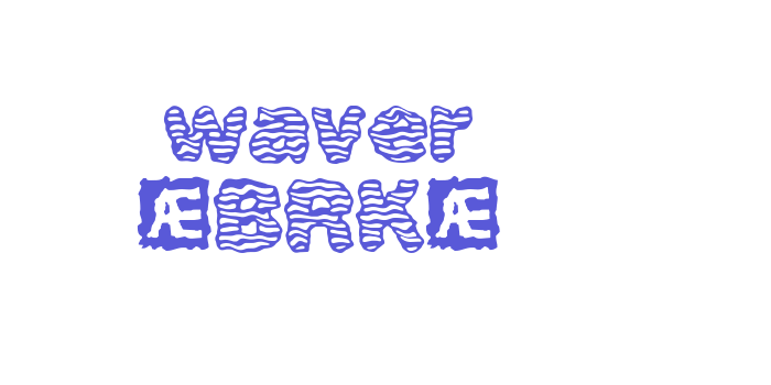 waver (BRK) Font Download