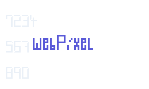 webPixel Font Download