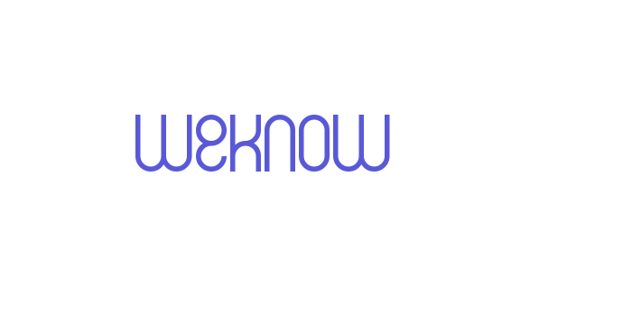 weknow Font Download