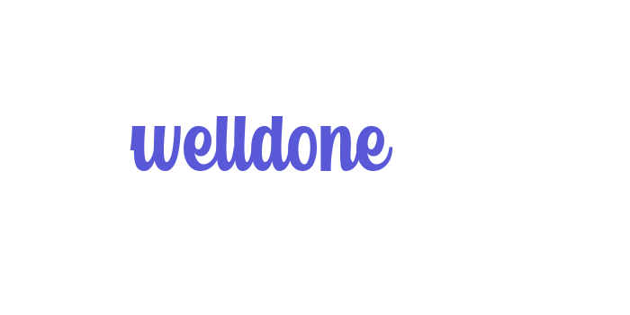 welldone Font Download