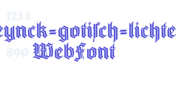 wieynck-gotisch-lichte WebFont font