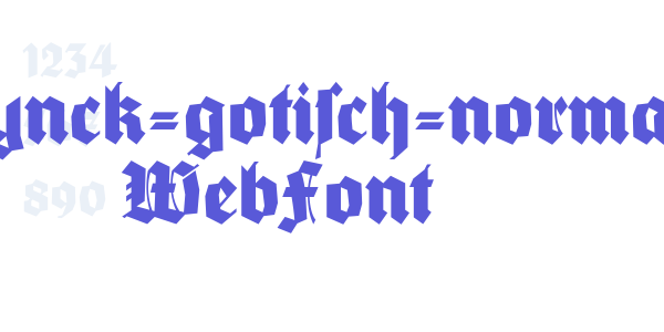 wieynck-gotisch-normal WebFont font