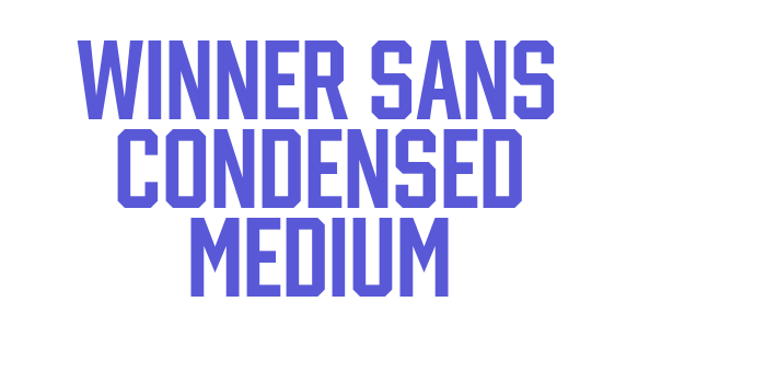 winner sans condensed medium Font Download