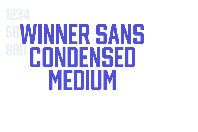 winner sans condensed medium font download