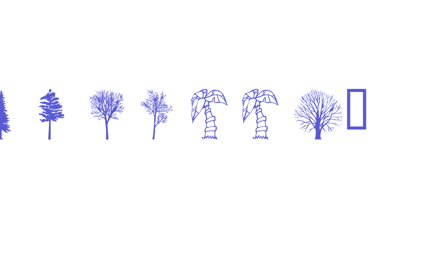 wmtrees1 Font Download