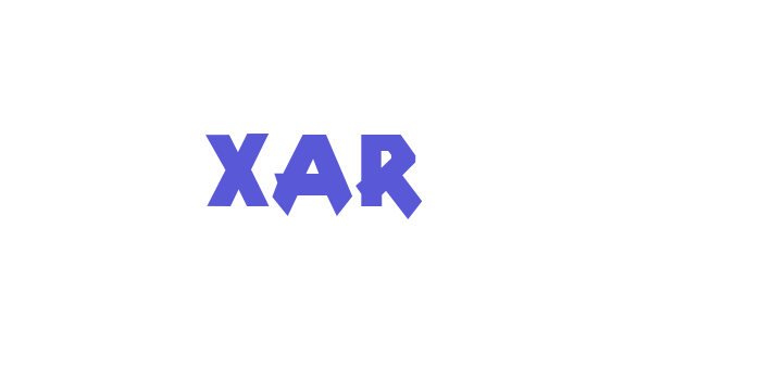 xar Font Download