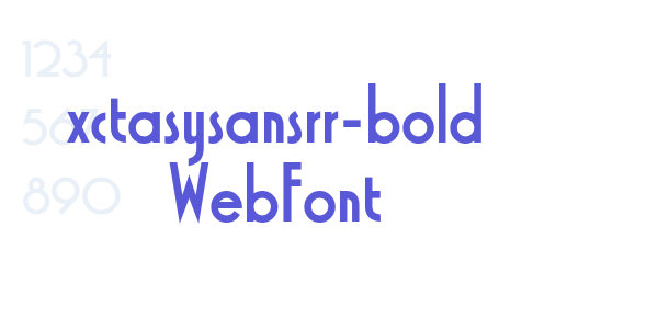 xctasysansrr-bold WebFont font free