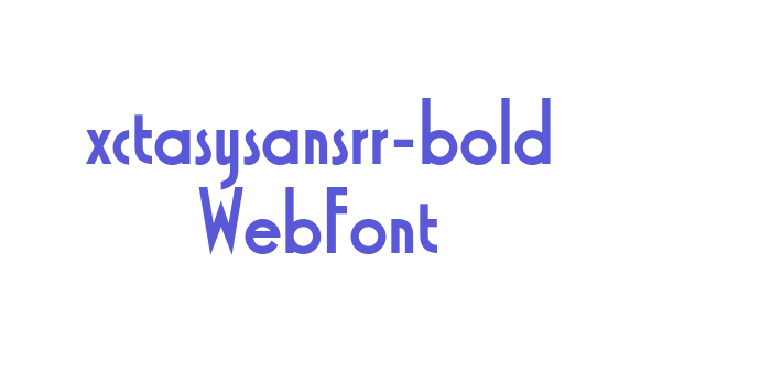 xctasysansrr-bold WebFont Font Download