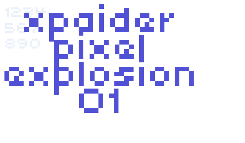 xpaider pixel explosion 01-font-download