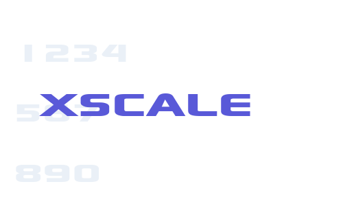 xscale Font Download