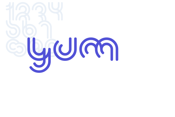 yum Font Download