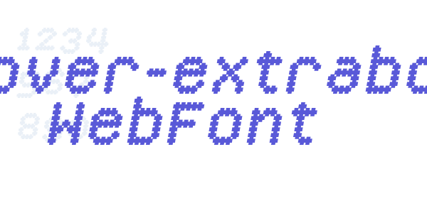 ywft-crossover-extraboldoblique WebFont font free