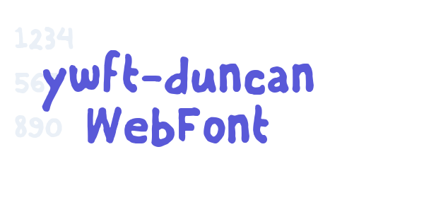 ywft-duncan WebFont font free