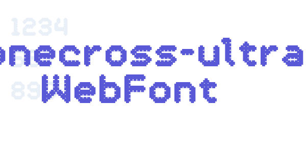 ywft-onecross-ultrabold WebFont font