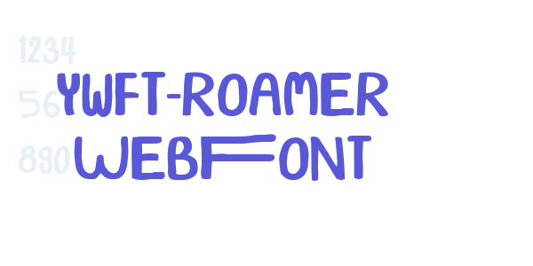 ywft-roamer WebFont font free