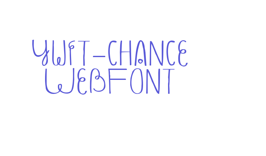 ywft-chance WebFont Font