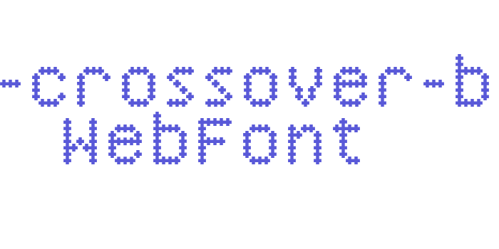 ywft-crossover-bold WebFont Font Download