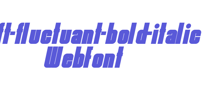 ywft-fluctuant-bold-italic WebFont Font Download