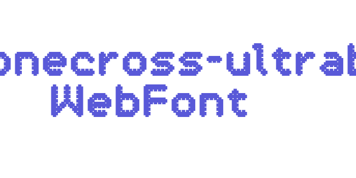 ywft-onecross-ultrabold WebFont Font Download