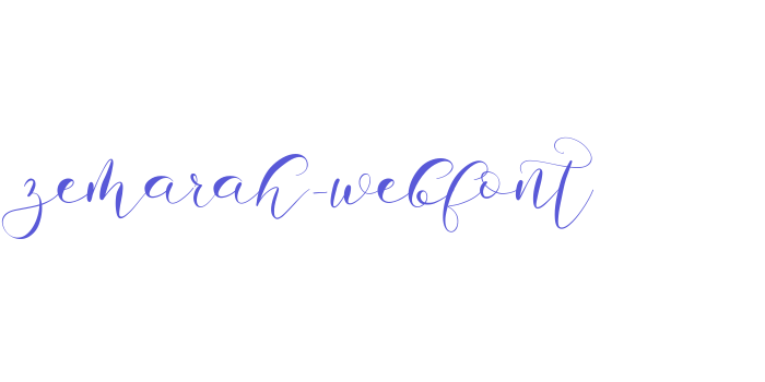 zemarah-webfont Font Download