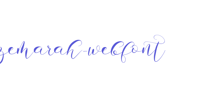 zemarah-webfont Font