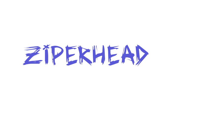 ziperhead Font