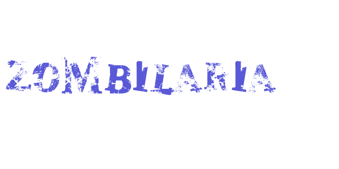 zombilaria Font Download