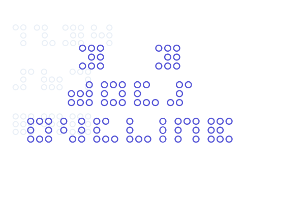 3×3 dots Outline