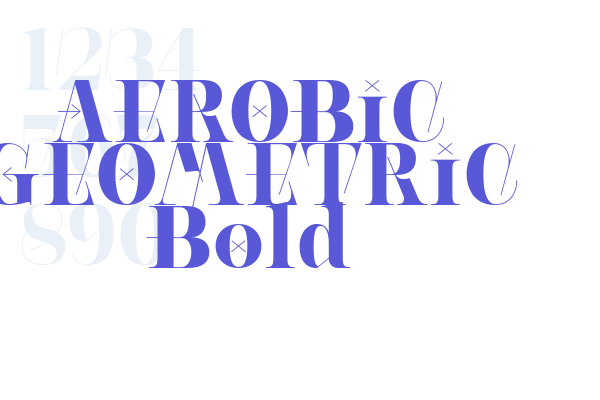 AEROBIC GEOMETRIC Bold