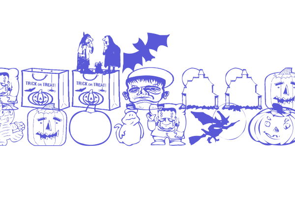 AEZ halloween dingbats