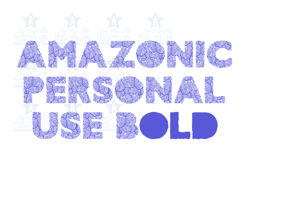 AMAZONIC PERSONAL USE Bold