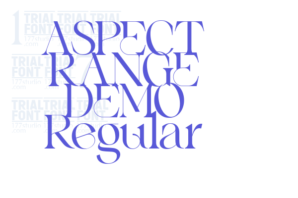 ASPECT RANGE DEMO Regular