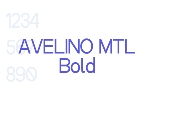 AVELINO MTL Bold