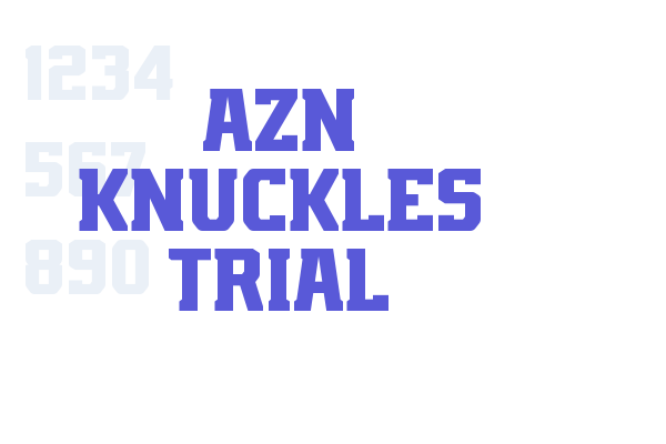 AZN Knuckles Trial