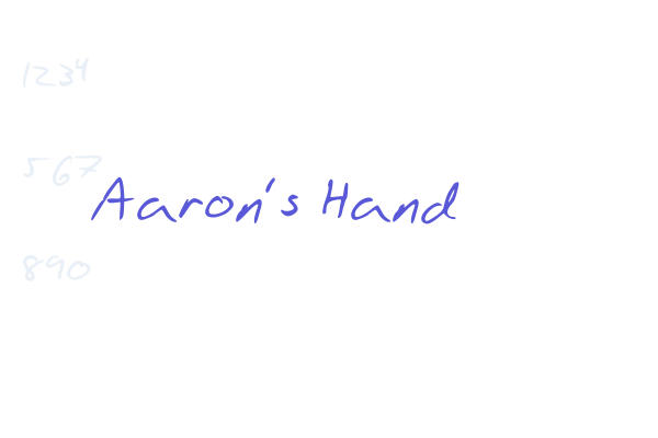 Aaron’s Hand