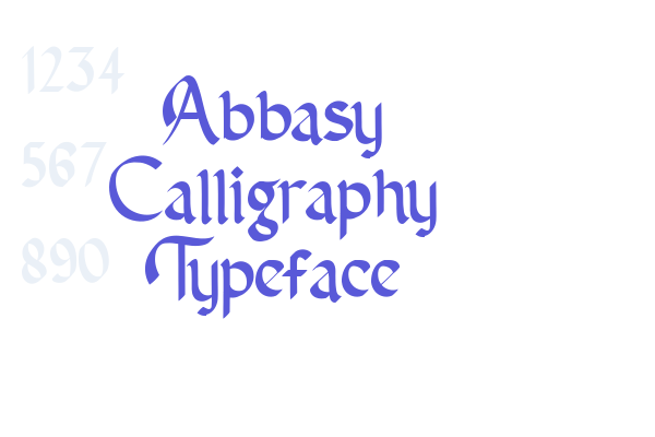 Abbasy Calligraphy Typeface