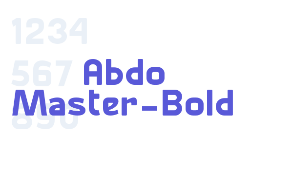 Abdo Master-Bold